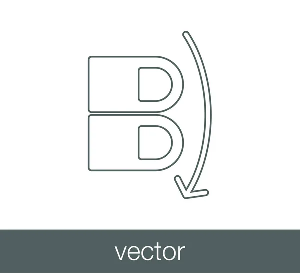 Dotyková gesta ikona — Stockový vektor