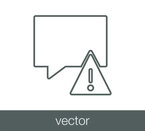 Chat bulle icône — Image vectorielle