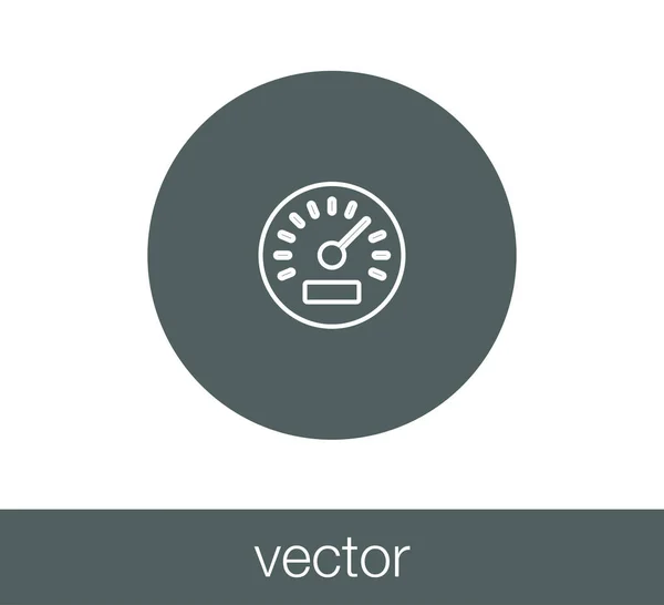 Pictograma web vitezometru . — Vector de stoc