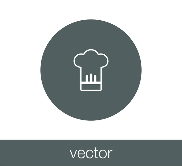 Chef's hat icon — Stock Vector