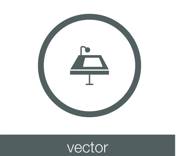 Icono plano de podio . — Vector de stock