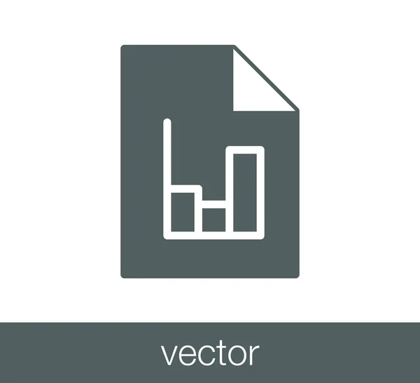 Diseño de icono de archivo — Vector de stock