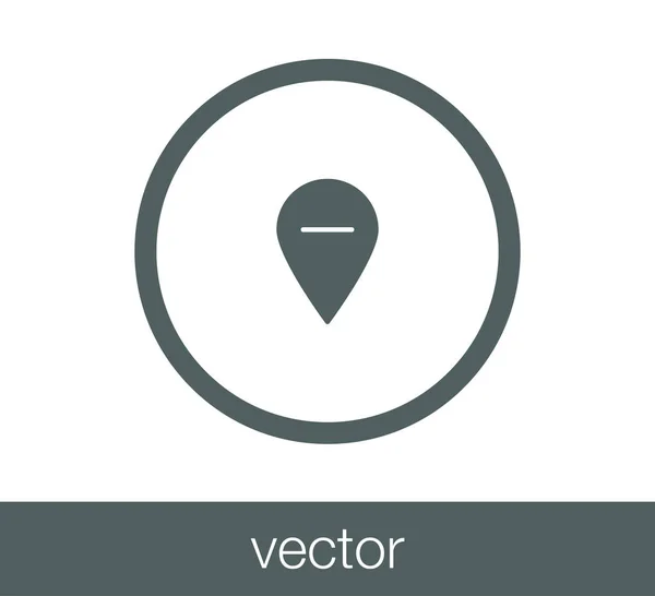 Nyomógomb ikon — Stock Vector