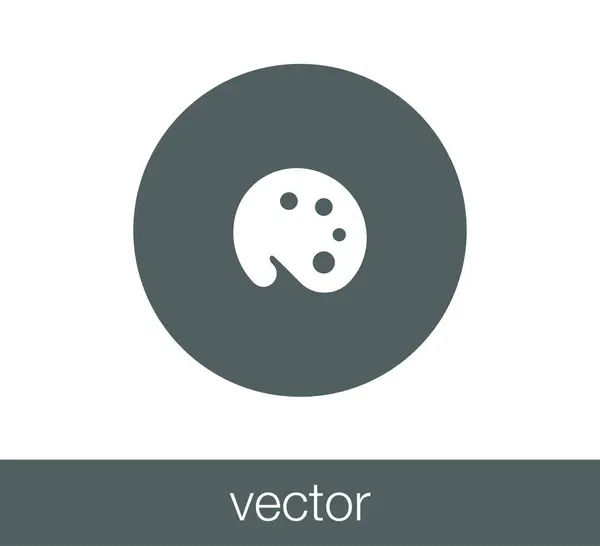 Kleurenpalet pictogram — Stockvector