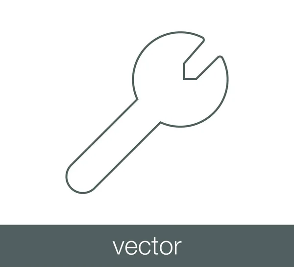 Ícone Wrench Web . —  Vetores de Stock