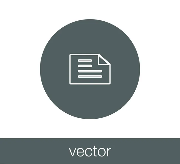 Ikona dokumentu — Stockový vektor