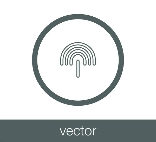 Wifi icono inalámbrico . — Vector de stock