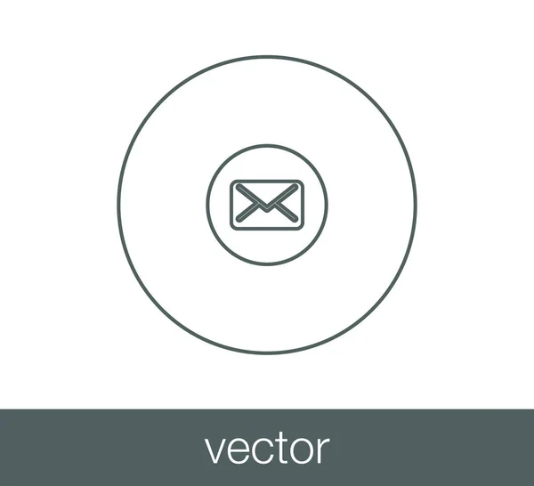 Email simple icono — Vector de stock