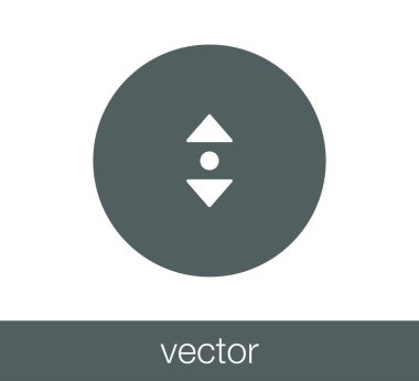 Kaydırma web simgesi.