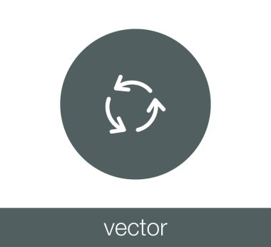 Yeniden yükle sembol simge.