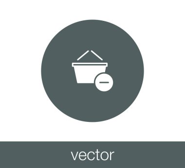 Alışveriş sepeti simgesi.