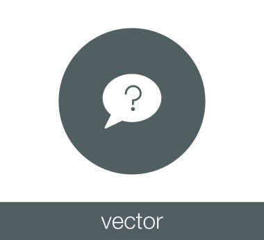 Sohbet simgesi. Yorum simgesi