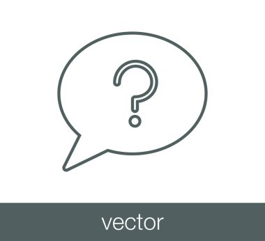 Sohbet simgesi. Yorum simgesi