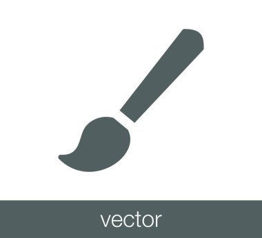 Düz fırça simgesini