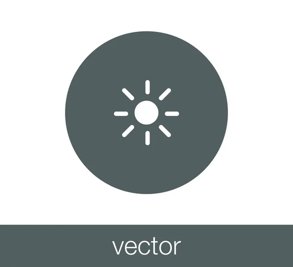 Icona della luce solare . — Vettoriale Stock