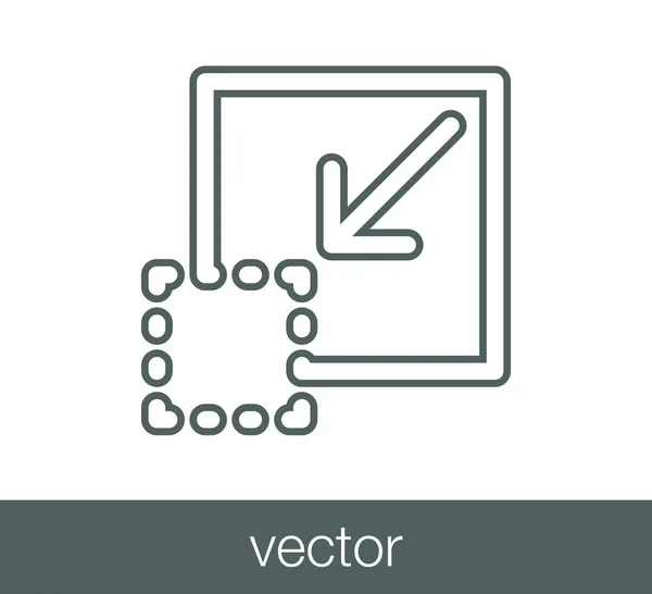 Scale tool icon. — Stock Vector