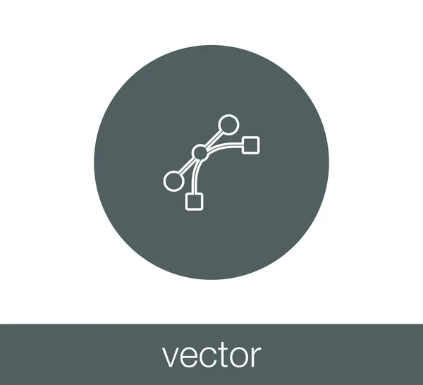 Icono de diseño ilustración — Vector de stock