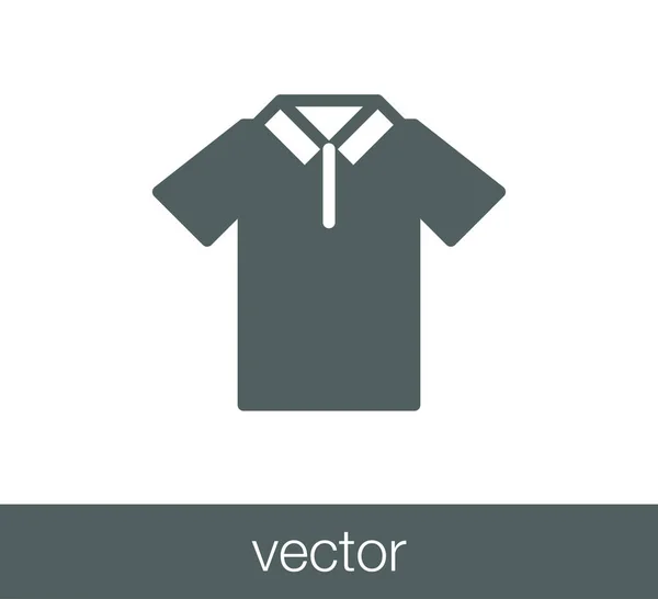 T-shirt icône simple — Image vectorielle