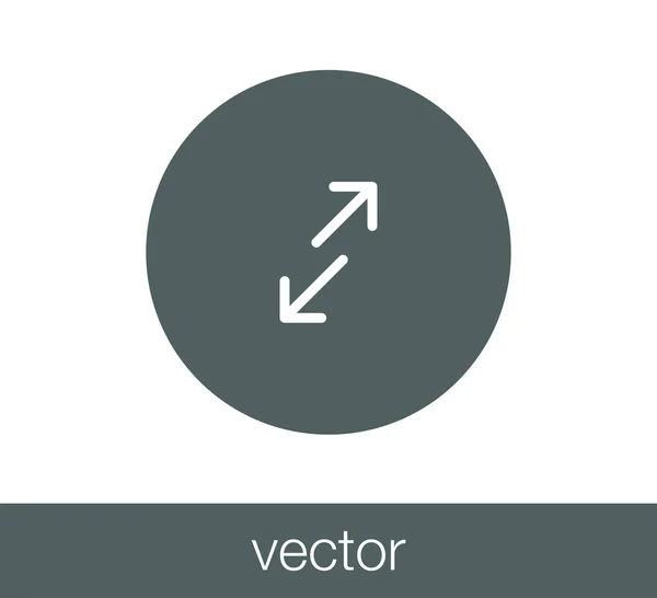 Převést ikony s dvěma boční šipky — Stockový vektor