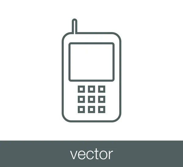 Icono del teléfono móvil — Vector de stock