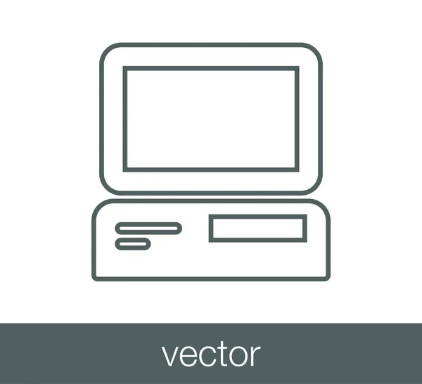 Design de ícone de computador — Vetor de Stock