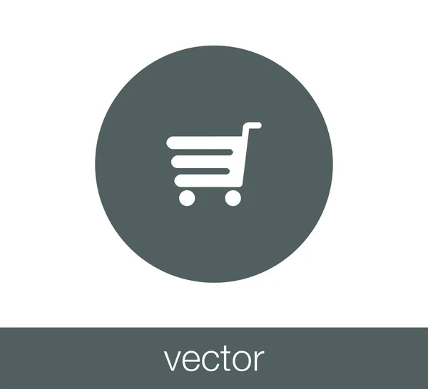 Shopping cart icon — Stock Vector