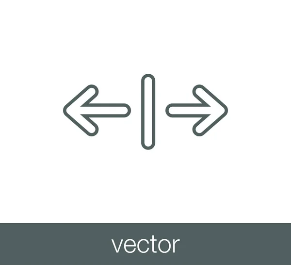 Ícone de ferramenta de escala . — Vetor de Stock