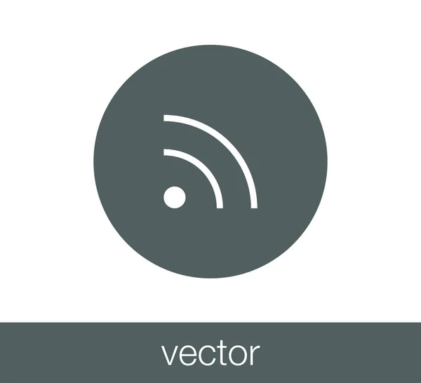 Значок беспроводной связи Wifi . — стоковый вектор
