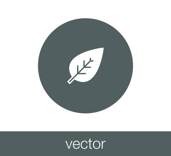 Hoja web icono . — Vector de stock