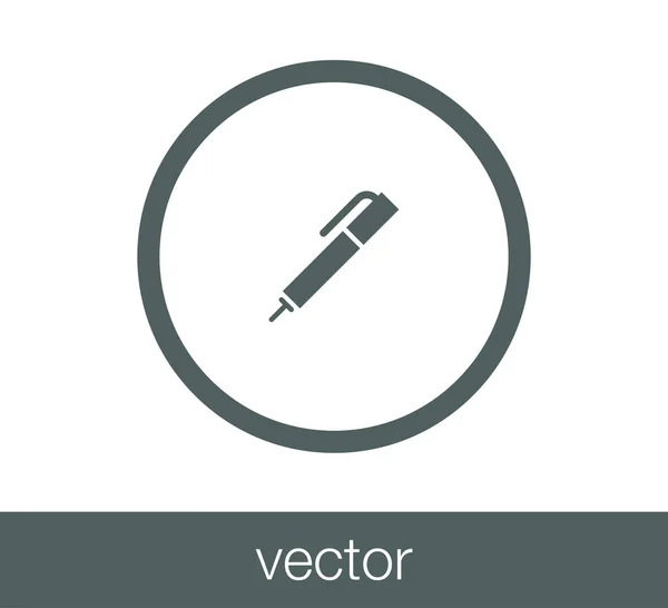 Pen web icon. — Stock Vector