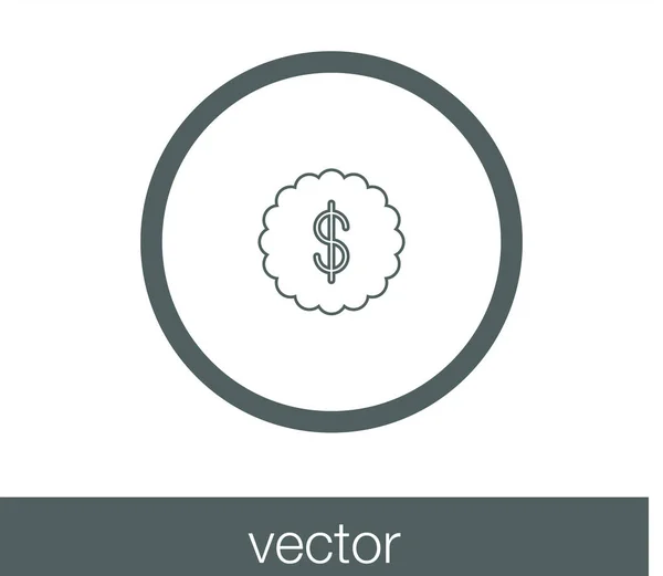 Money flat icon — Stock Vector