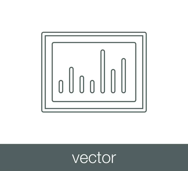 Ícone de imagem plana . — Vetor de Stock