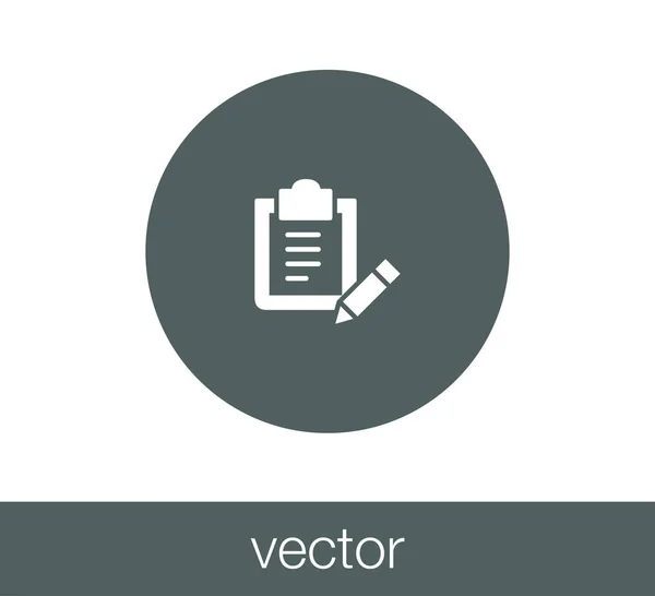 Ontwerp van notitiepictogram — Stockvector