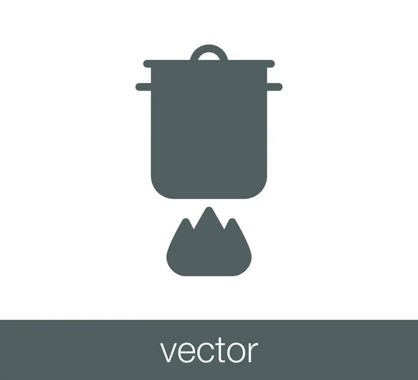 Ilustração do ícone Pan — Vetor de Stock