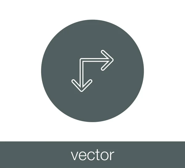 Přesuňte ikonu symbolu. — Stockový vektor