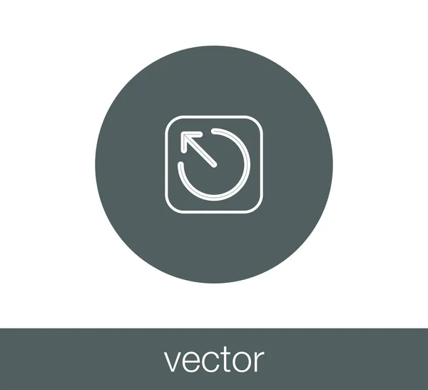 Pictograma buton . — Vector de stoc