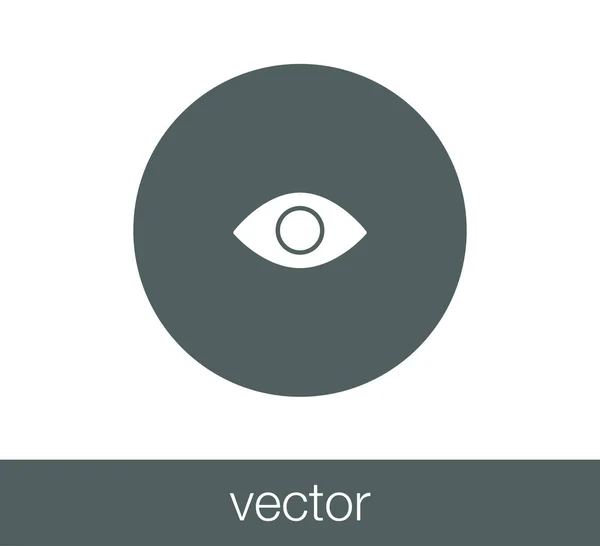 Icona web occhio . — Vettoriale Stock