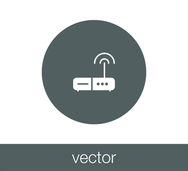 WLAN-Router-Symbol — Stockvektor