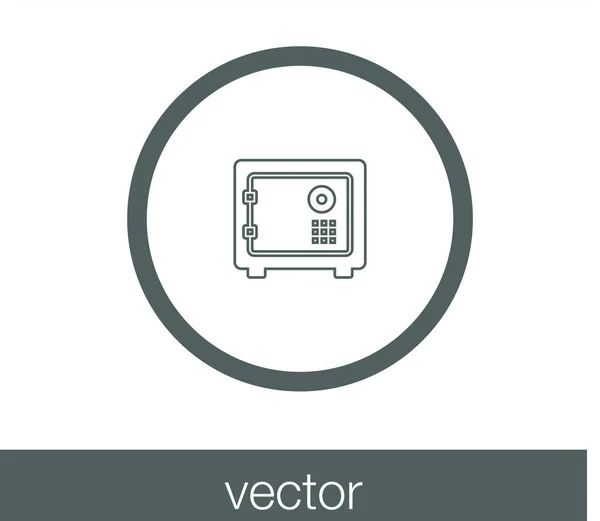 Money vault icon — Stock Vector
