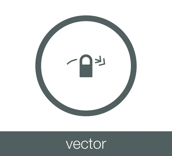 Touch gebaar-pictogram. — Stockvector