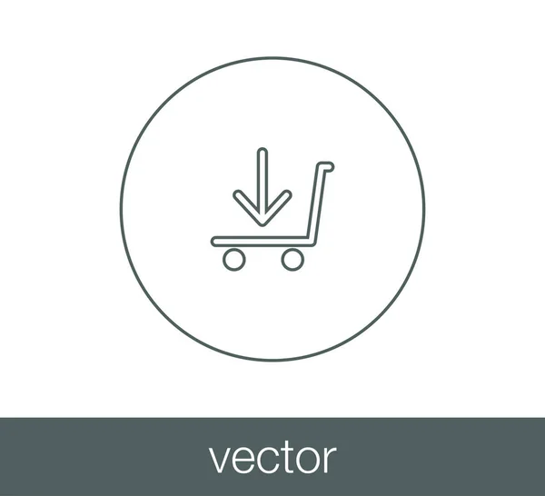 Icono del carrito de compras — Archivo Imágenes Vectoriales