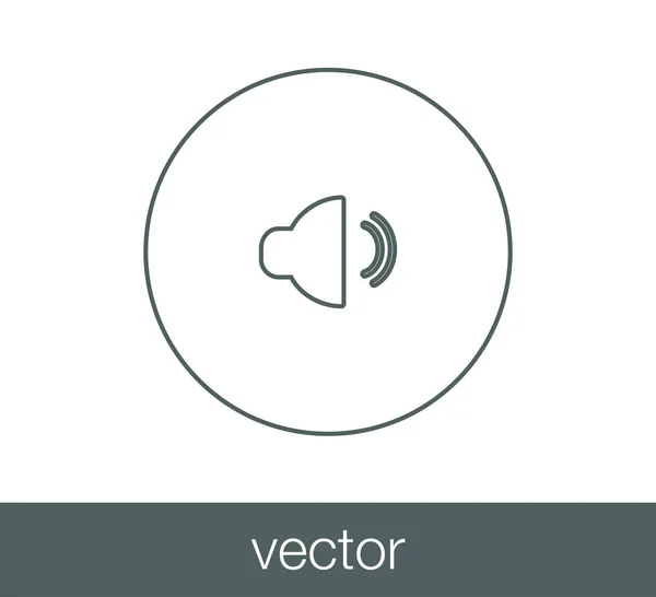 Aumentar icono de volumen — Vector de stock