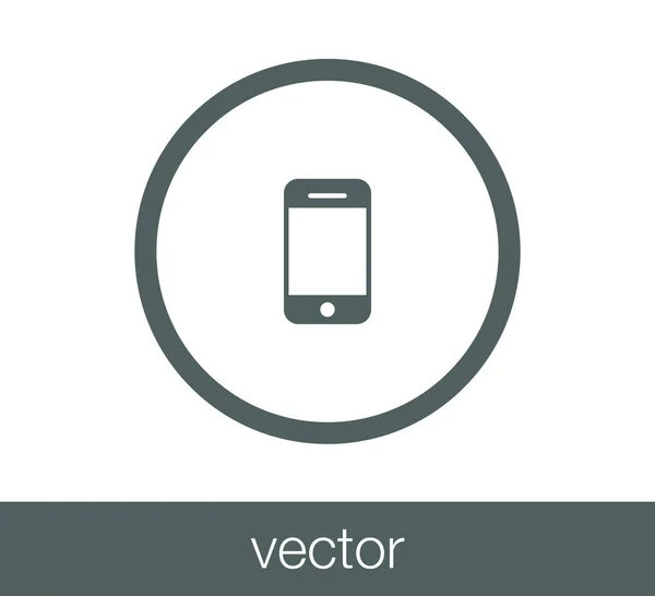Icono del teléfono móvil — Vector de stock