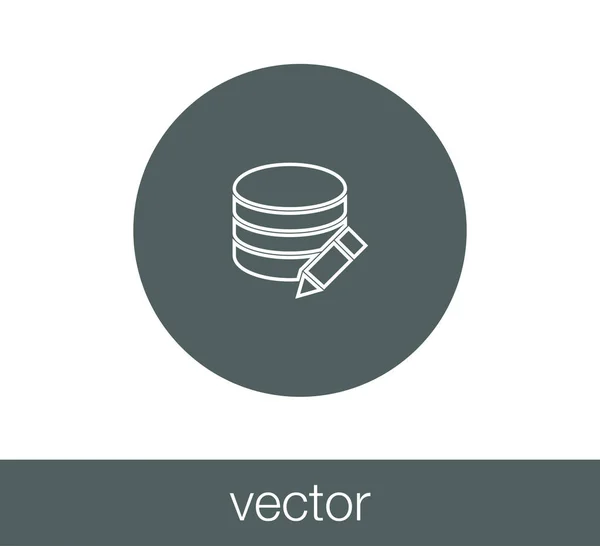 Значок центра обработки данных — стоковый вектор