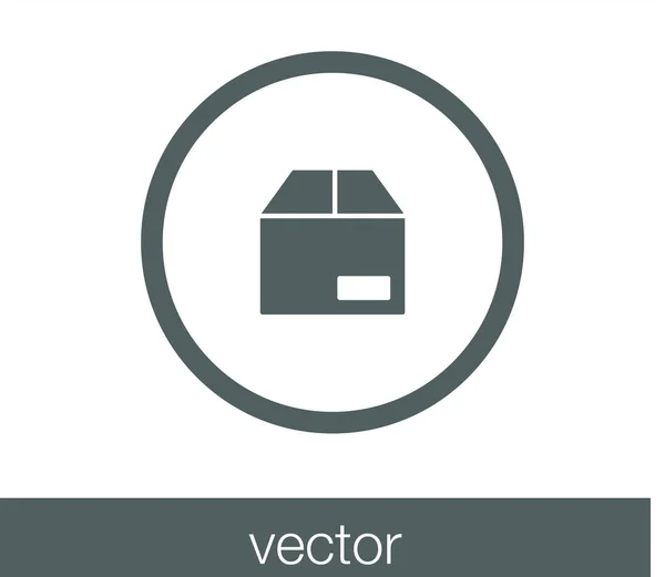 Rakomány doboz ikonra — Stock Vector