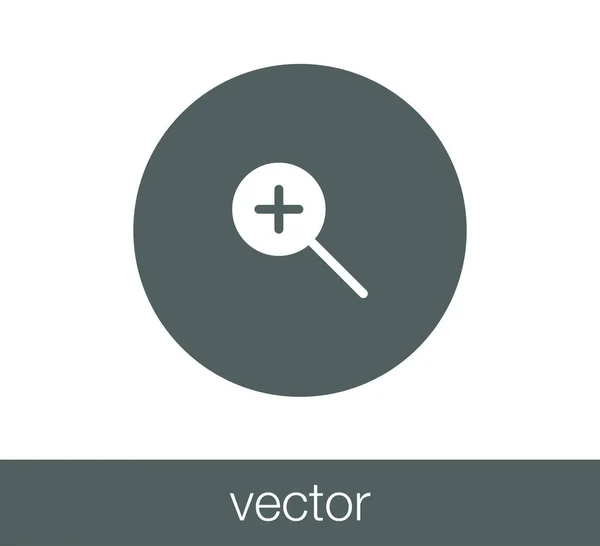 Zoom icono simple — Archivo Imágenes Vectoriales