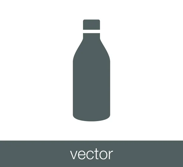 Design dell'icona della bottiglia — Vettoriale Stock
