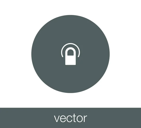 Touch gebaar-pictogram. — Stockvector