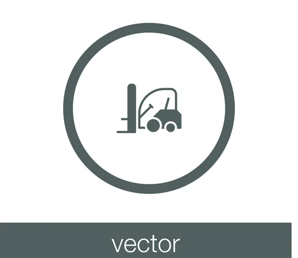 Carretilla elevadora icono web — Vector de stock