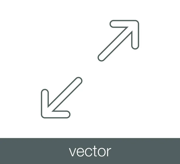 Icono de símbolo de escala . — Archivo Imágenes Vectoriales